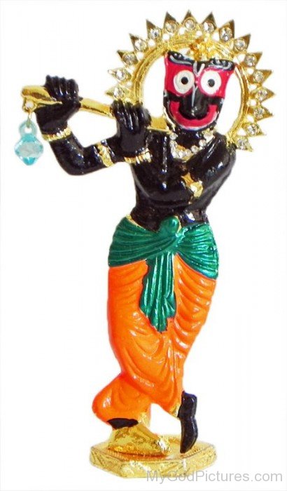 Statue Of Lord Jagannath As Krishna-we217