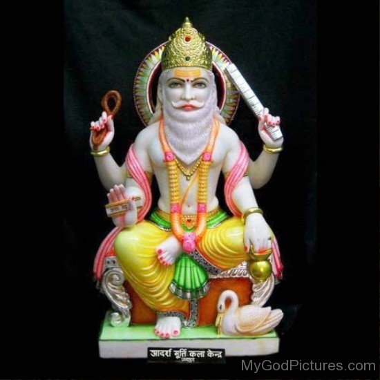 Statue Of Lord Vishvakarma-mv411