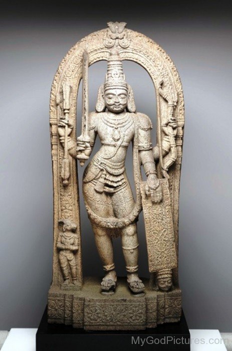 Statue Of Virabhadra-uk810