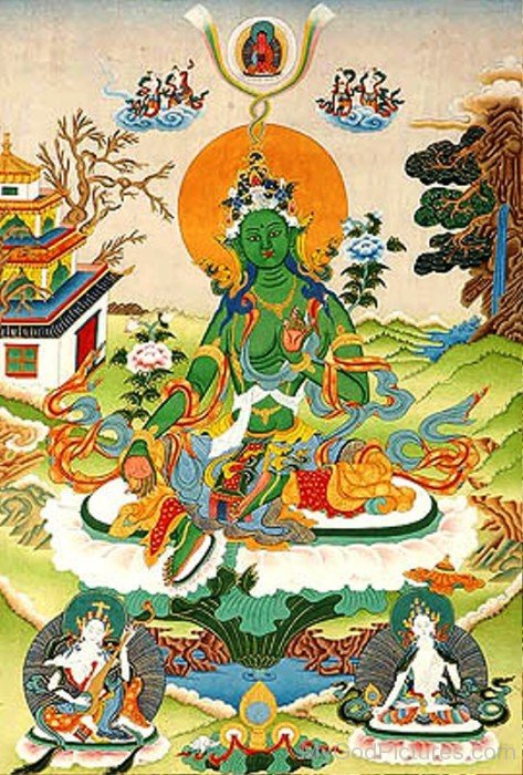 The Savior Goddess Green Tara-gb3435