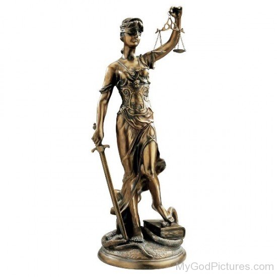 Themis Bronze Statue-re313