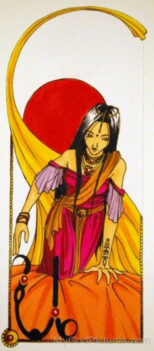 Ushas Goddess Image-yb16