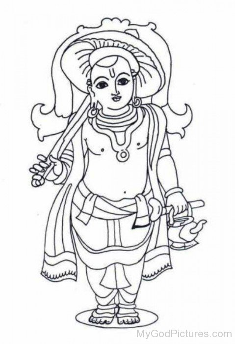 Vamana God Sketch-bg312