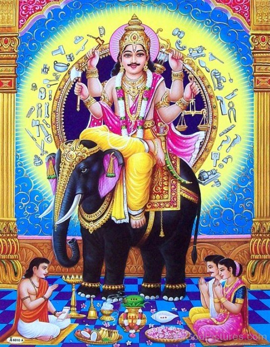 Vishvakarma God Image-mv413
