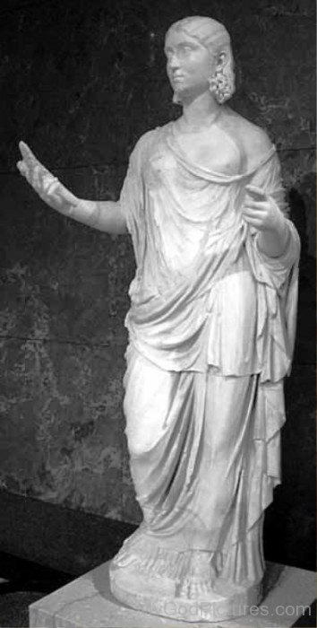 White Marble Statue Of Ceres-bm910