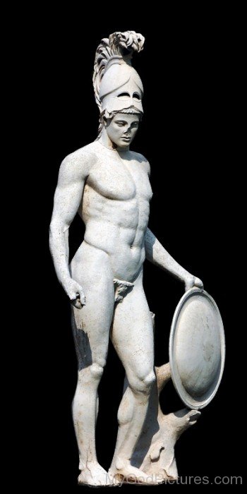 White Statue Of Ares-hj614