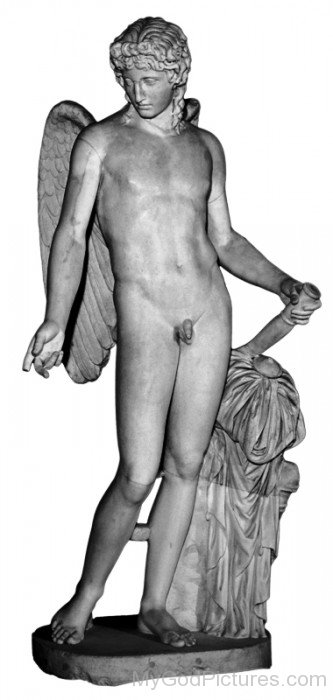 White Statue Of Eros-vr411