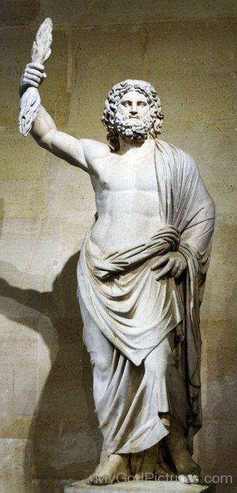 White Statue Of Zeus-tb614