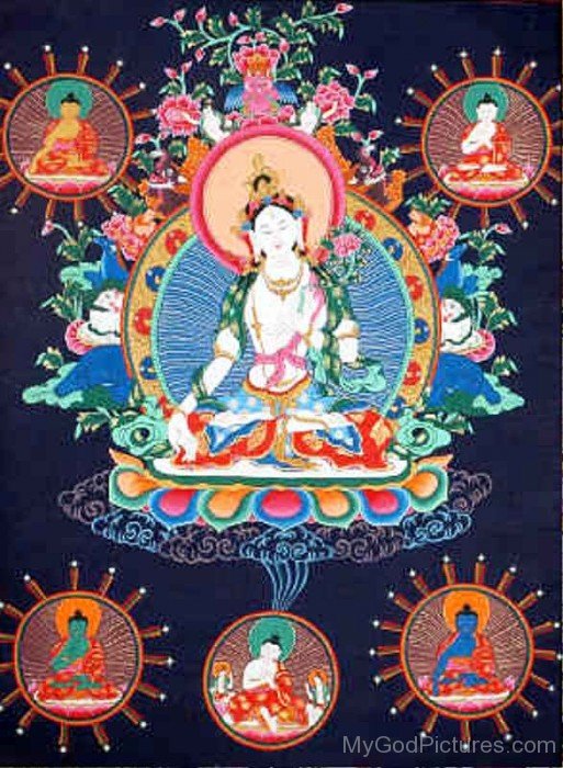 White Tara Goddess Picture-gb3438