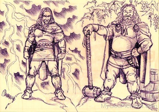 God Dagda And Thor-qol814