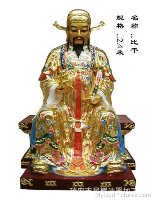 Golden Statue Of Yuanshi Tianzun-rjy603