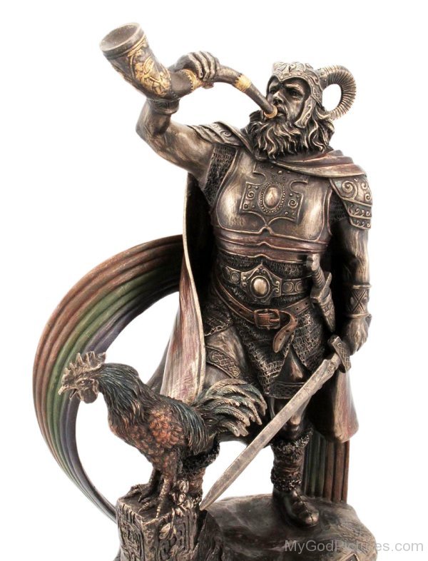 Bronze Statue Of Heimdall-bsq1201