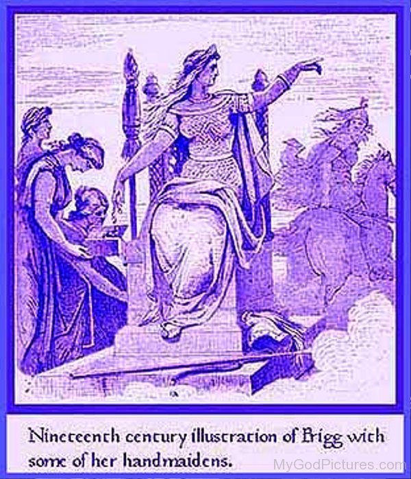 Frame Image Of Goddess Frigg-tbd6703