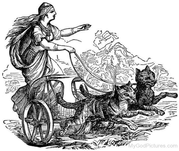 Freyja Rode In A Chariot-peh812