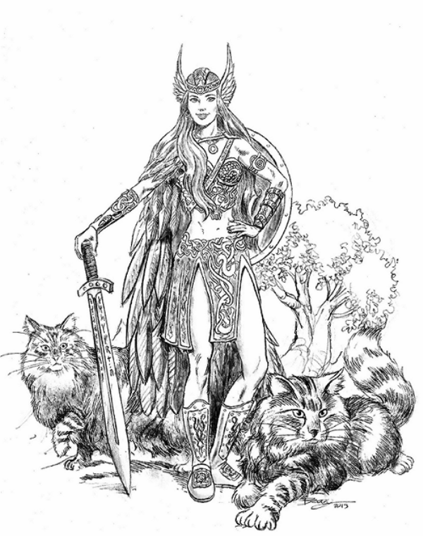 Goddess Freyja Picture-peh818