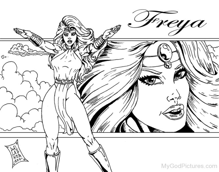 Goddess Of Beauty Freyja-peh819