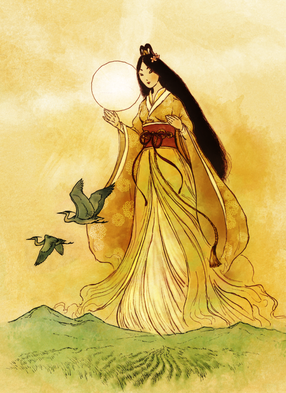 Image Of Goddess Amaterasu-lmn6718