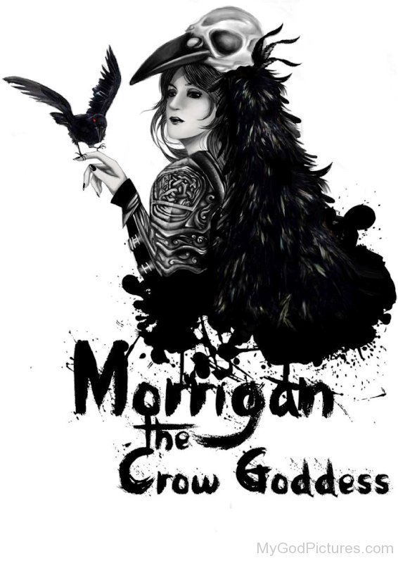 Morrigan The Crow Goddess-ekd323