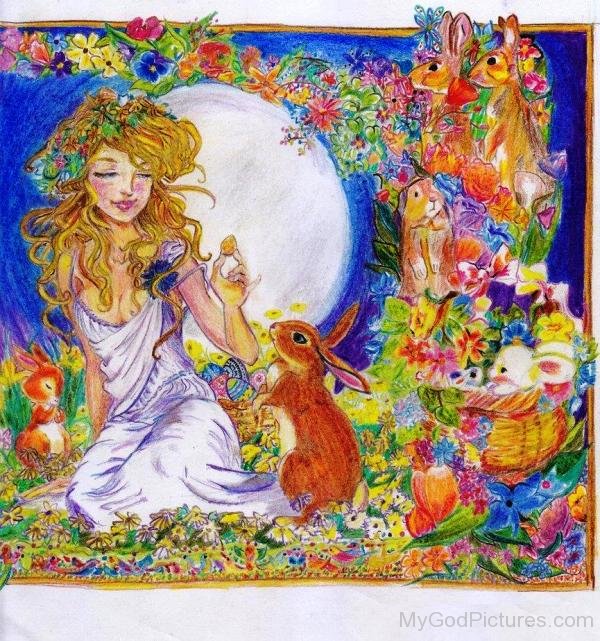 Painting Of Eostre-thw2318