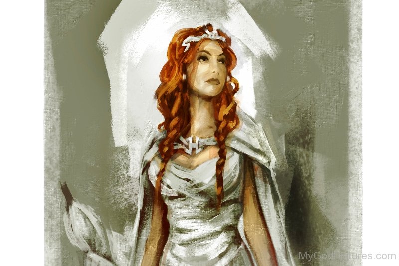 Painting Of Frigg-tbd6721