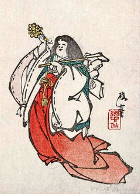 Picture Of Goddess Ama No Uzume-dss4520