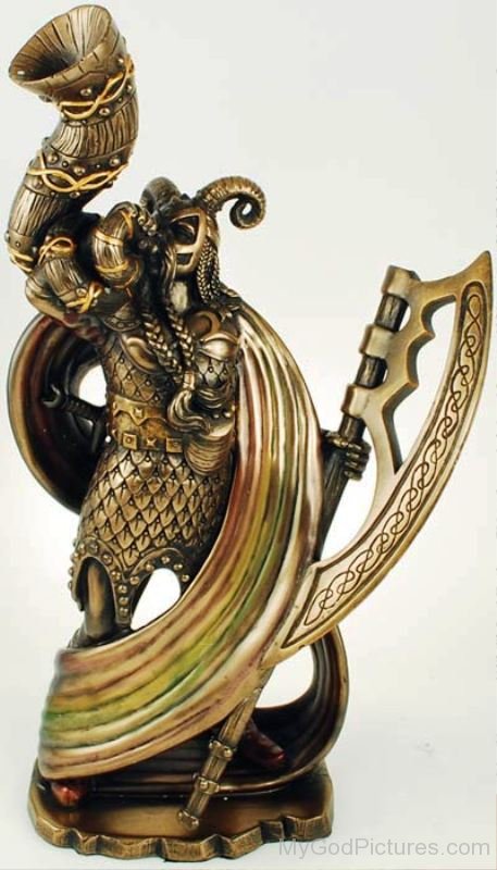 Statue Of Norse Heimdall-bsq1222