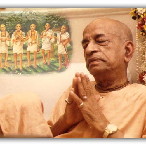  A. C. Bhaktivedanta  Swami Ji Praying