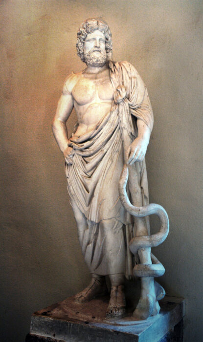 Picture of God Asclepius 
