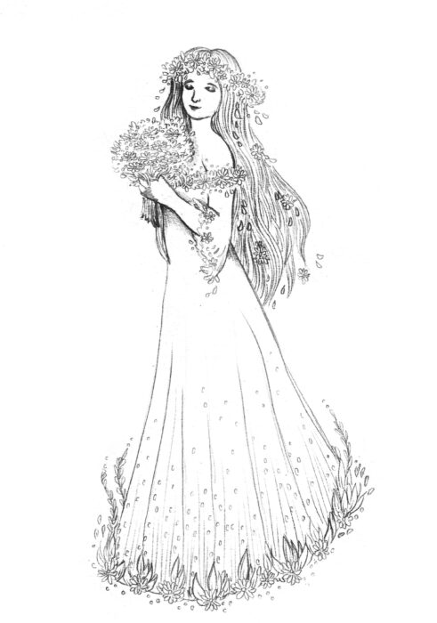 Goddess Flora Sketch
