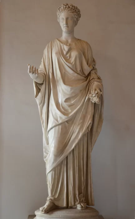The Roman Goddess Flora's Statue